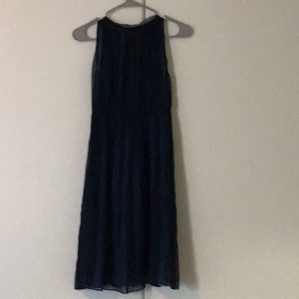 2 for $25 Stefanel blue silk sleeveless dress